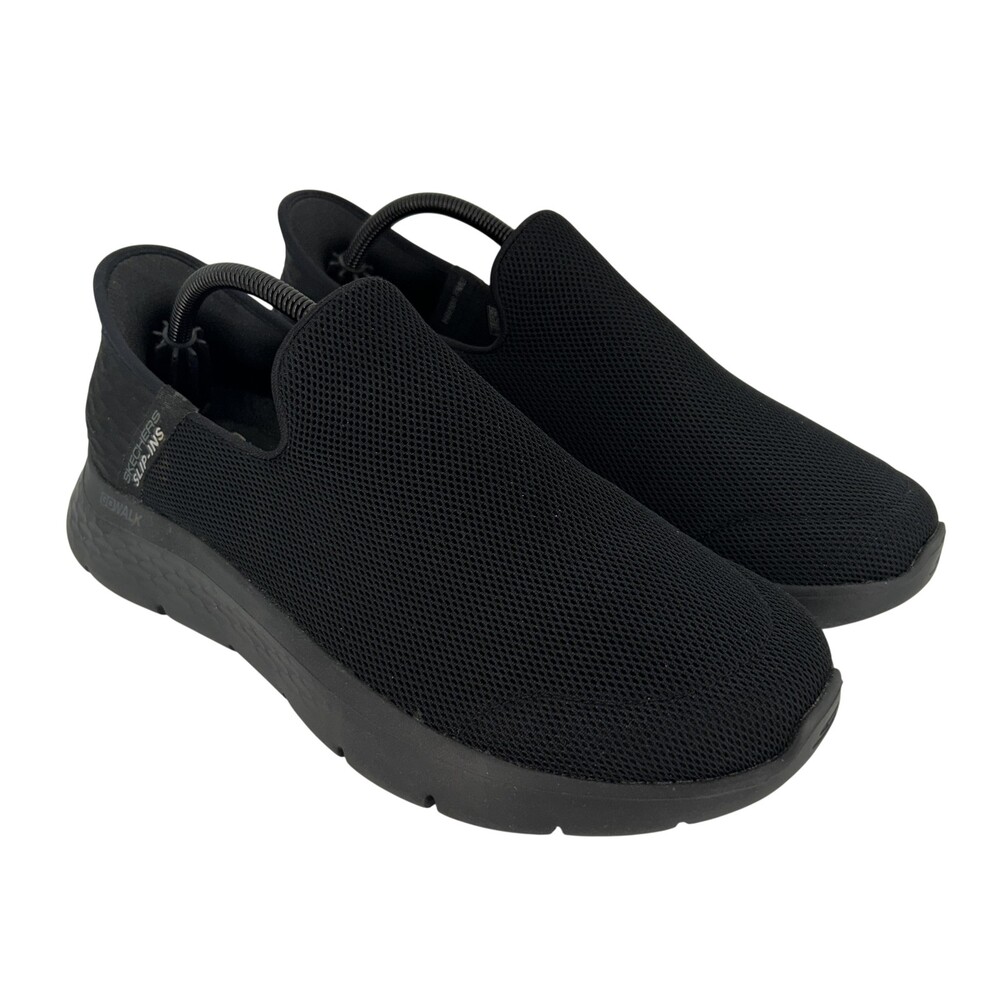 Skechers Shoes Mens Size 9.5 GOwalk Slip-ins Black Extra Wide Walking Slip On